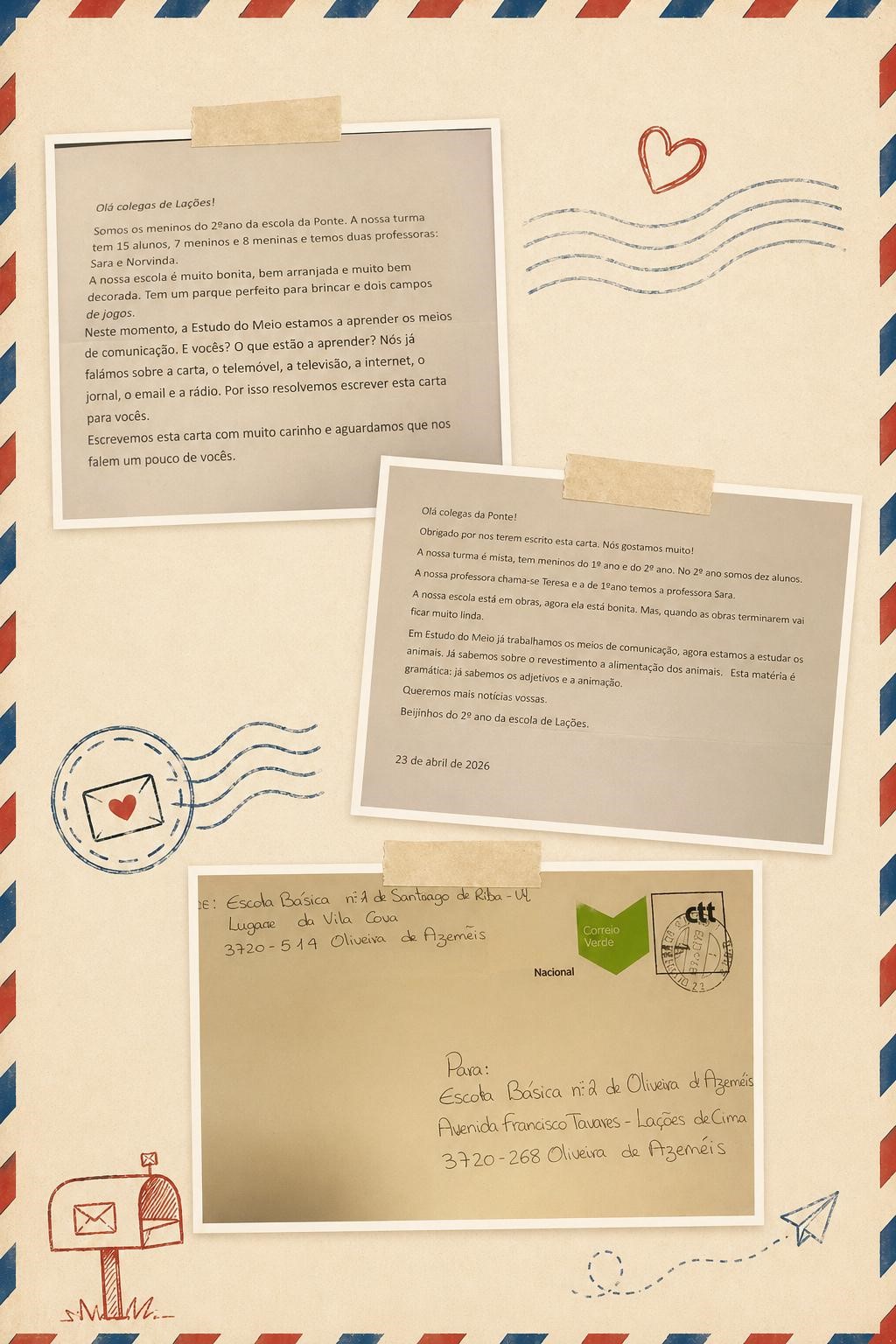 imagem cartas Sara Filipa Praça da Silva