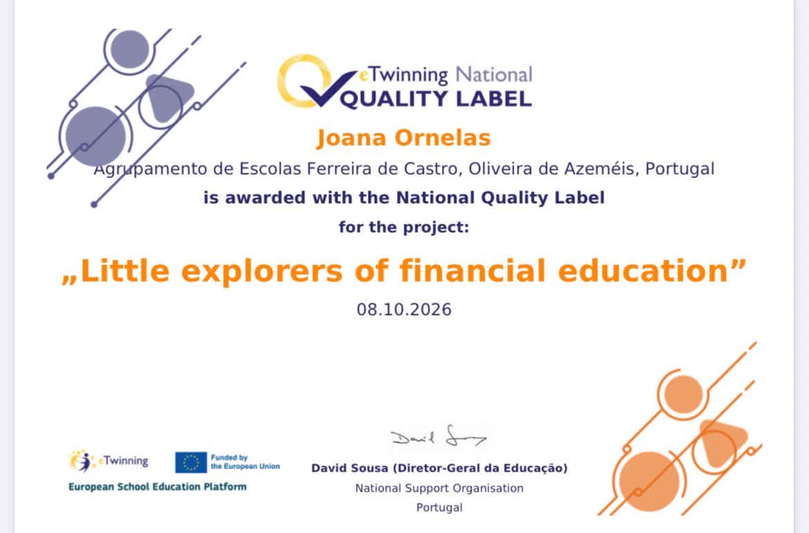 little explorers of financial education joana Carla Terra